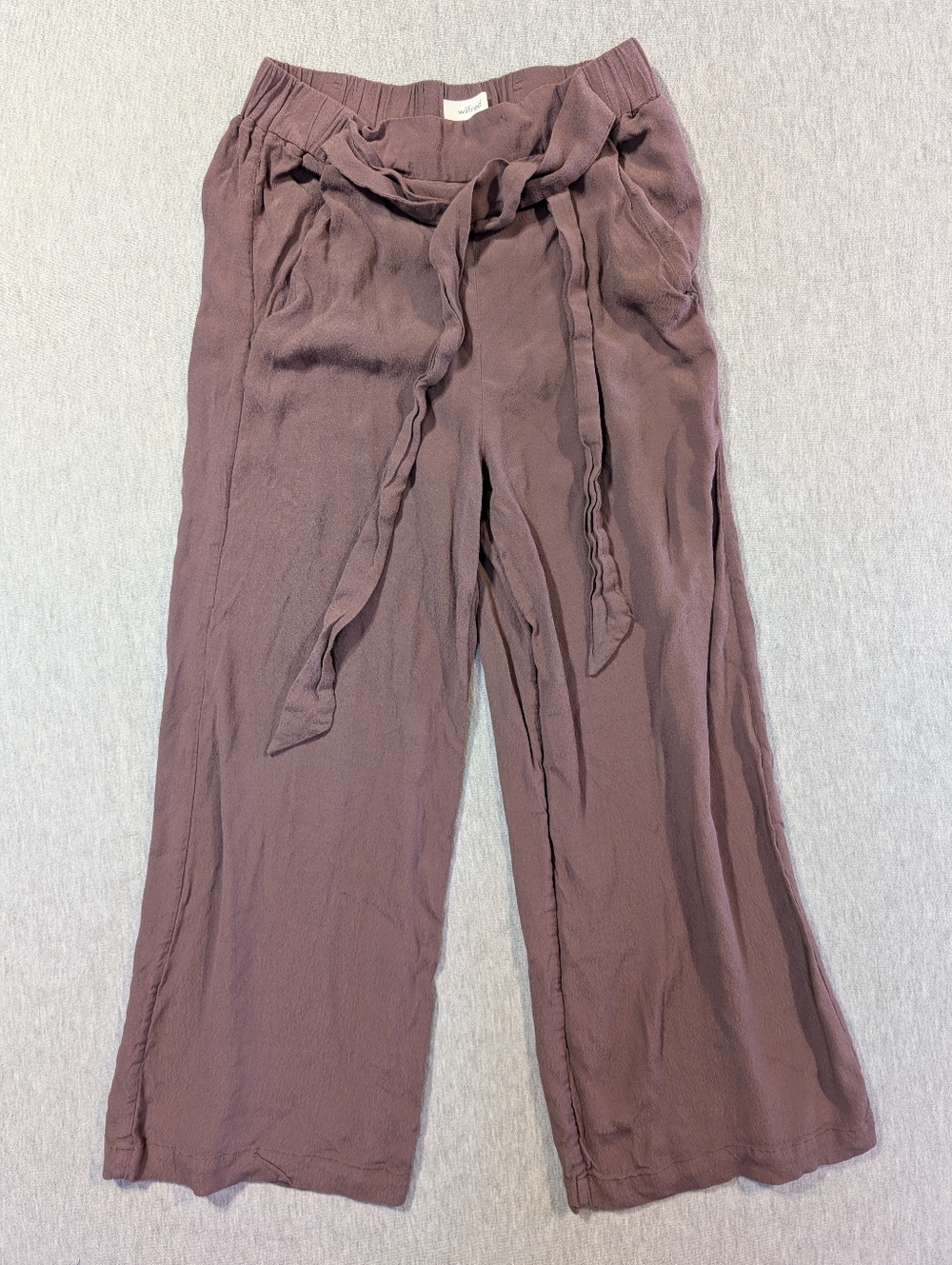 Wilfred Aritzia Wide Leg Pants Women's Small Viscose Rayon